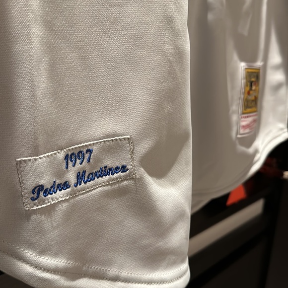 Pedro Martinez Montreal Expos Mitchell & Ness MLB Cooperstown Authentic Jersey - Picture 4 of 6